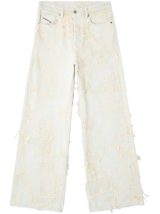 Diesel wide leg relaxed jeans