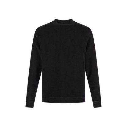 Hugo Boss Black Cotton Logo Details Sweatshirt