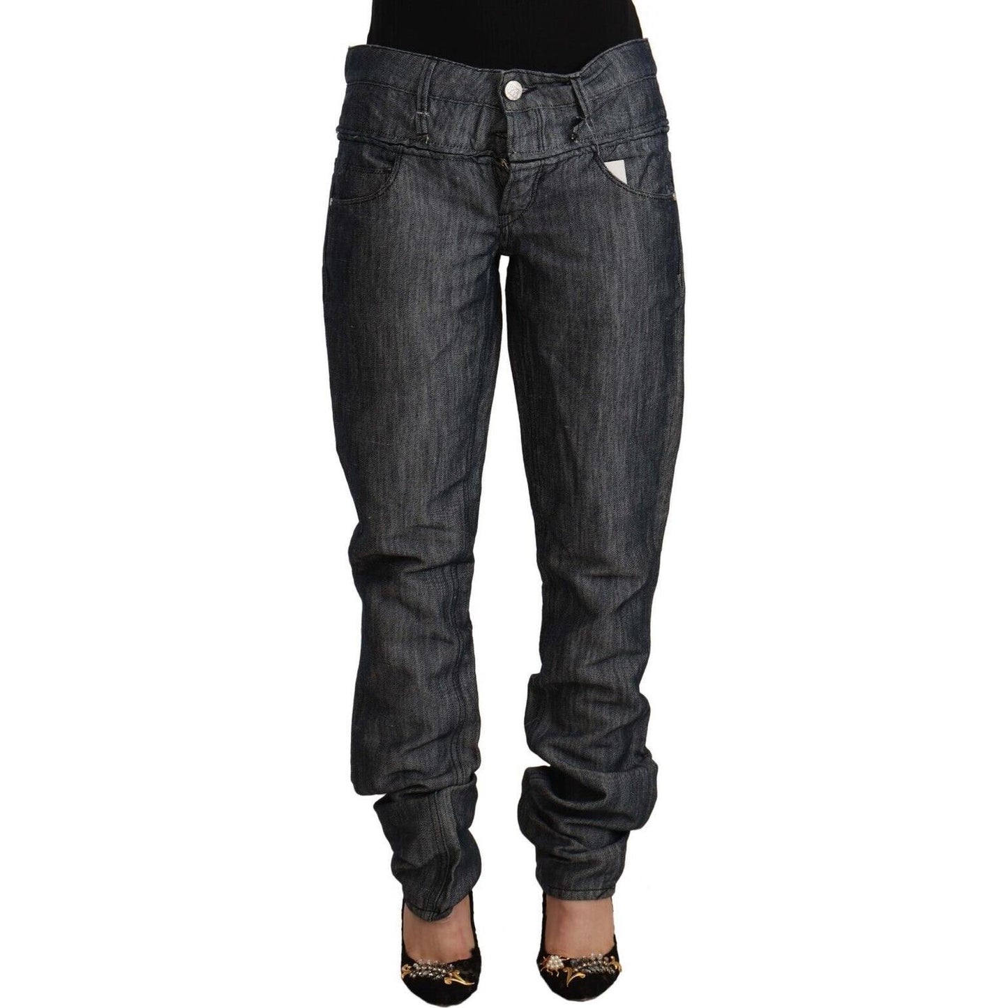 Chic Mid-Waist Straight-Cut Acht Jeans Acht