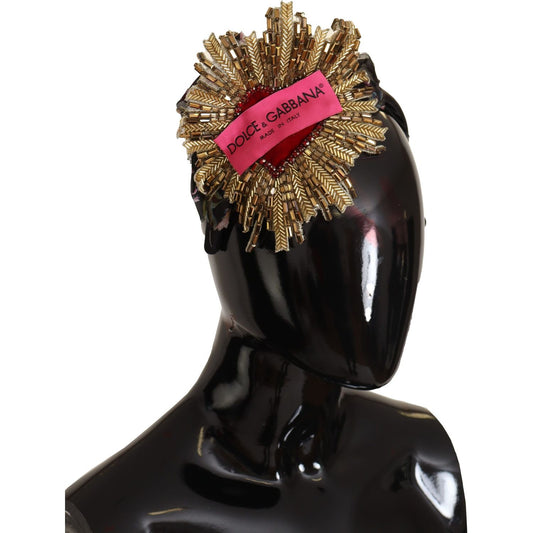 Regal Gold Silk Diadem Headband