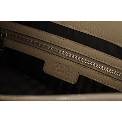 Karl Lagerfeld Sage Green Polyurethane Tote Shoulder Bag 1728,67466920096,Bags,Green,Karl Lagerfeld,New with tags,Shoulder Bags - Women - Bags,Tote Bags - Bags,Tote Bags - Women - Bags,Women,Women - Bags