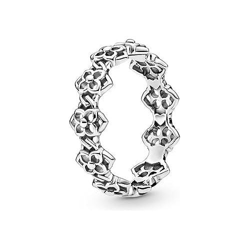 PANDORA JEWELS Mod. FLOWER - RING - Size 54 DESIGNER FASHION JEWELLERY PANDORA