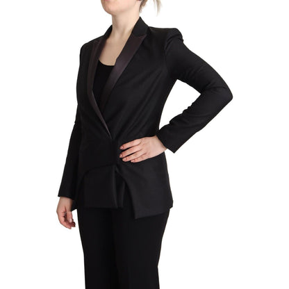 Costume National Black Long Sleeves Double Breasted Jacket