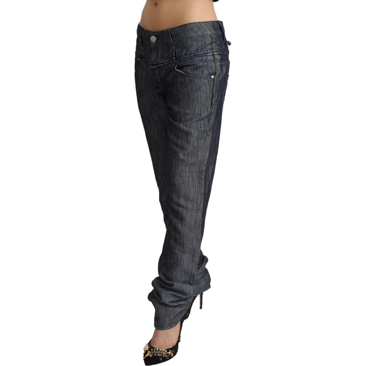 Acht Elegant Mid Waist Straight Cut Denim Acht