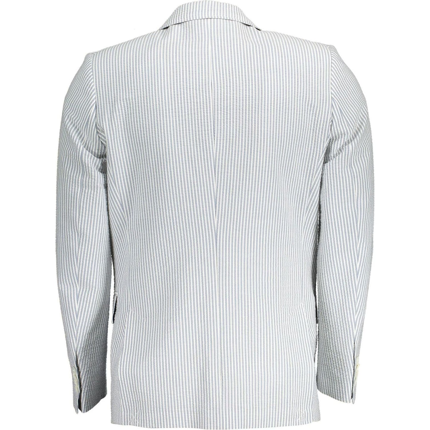 Gant White Cotton Men Jacket Gant