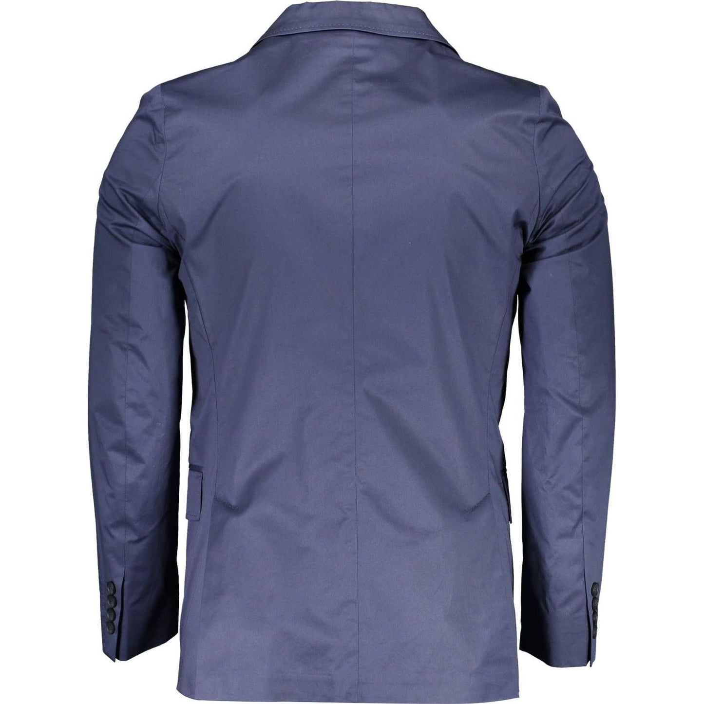 Gant Blue Cotton Men Jacket Gant