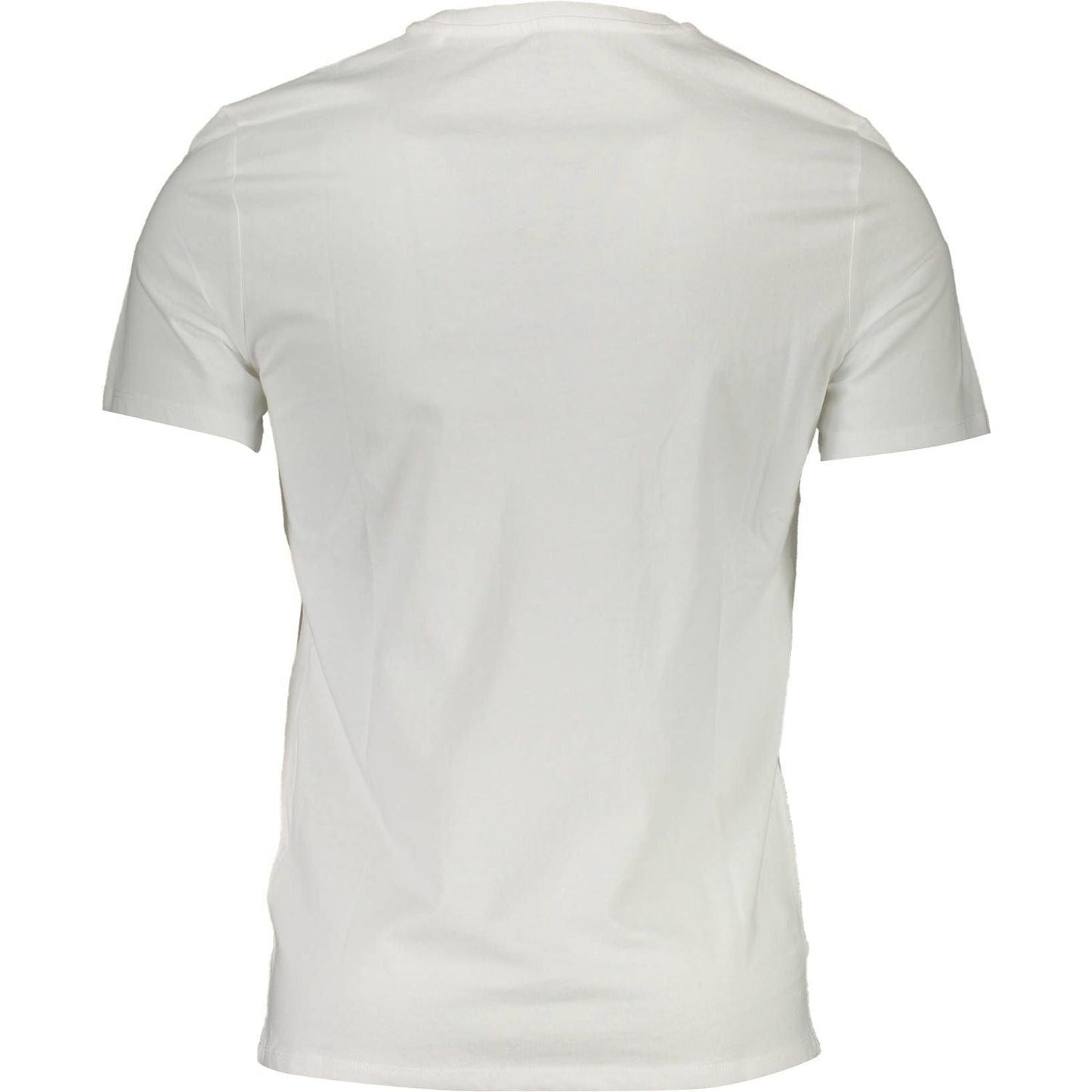 Guess Jeans White Cotton Men T-Shirt Guess Jeans