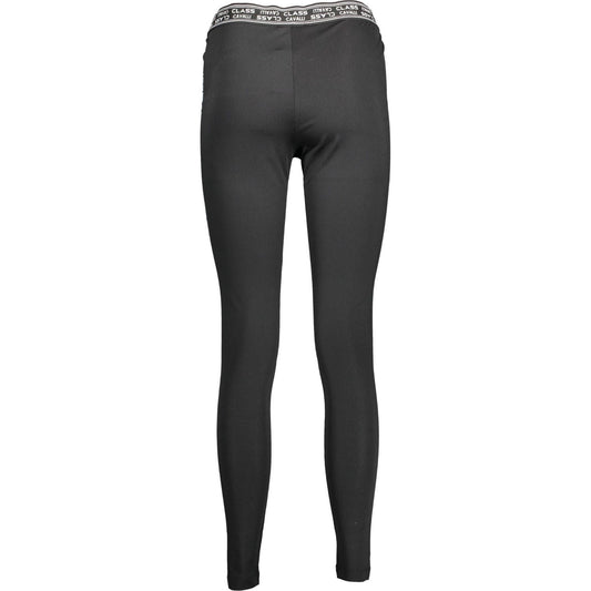 Chic Contrast Detail Elasticated Leggings