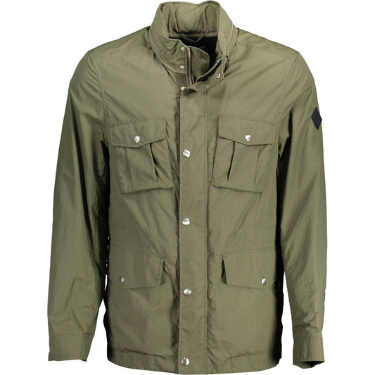 Gant Green Polyamide Men Jacket Gant