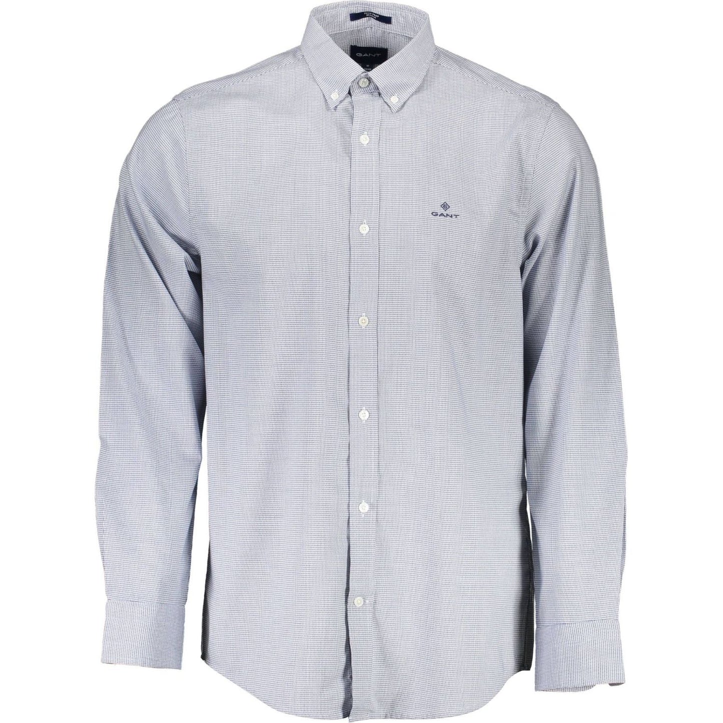 Gant Blue Cotton Men Shirt Gant