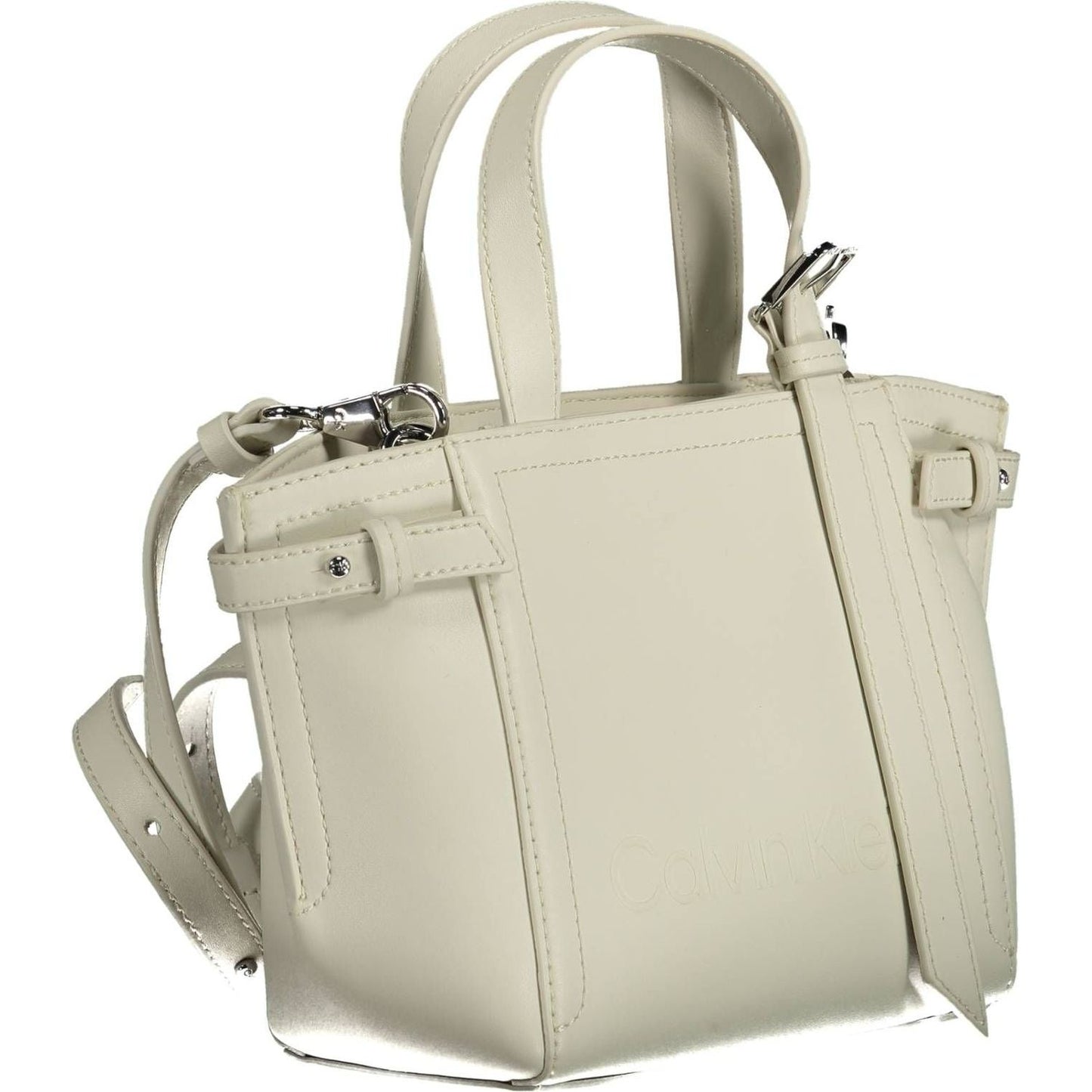 Calvin Klein White Polyester Women Handbag Calvin Klein