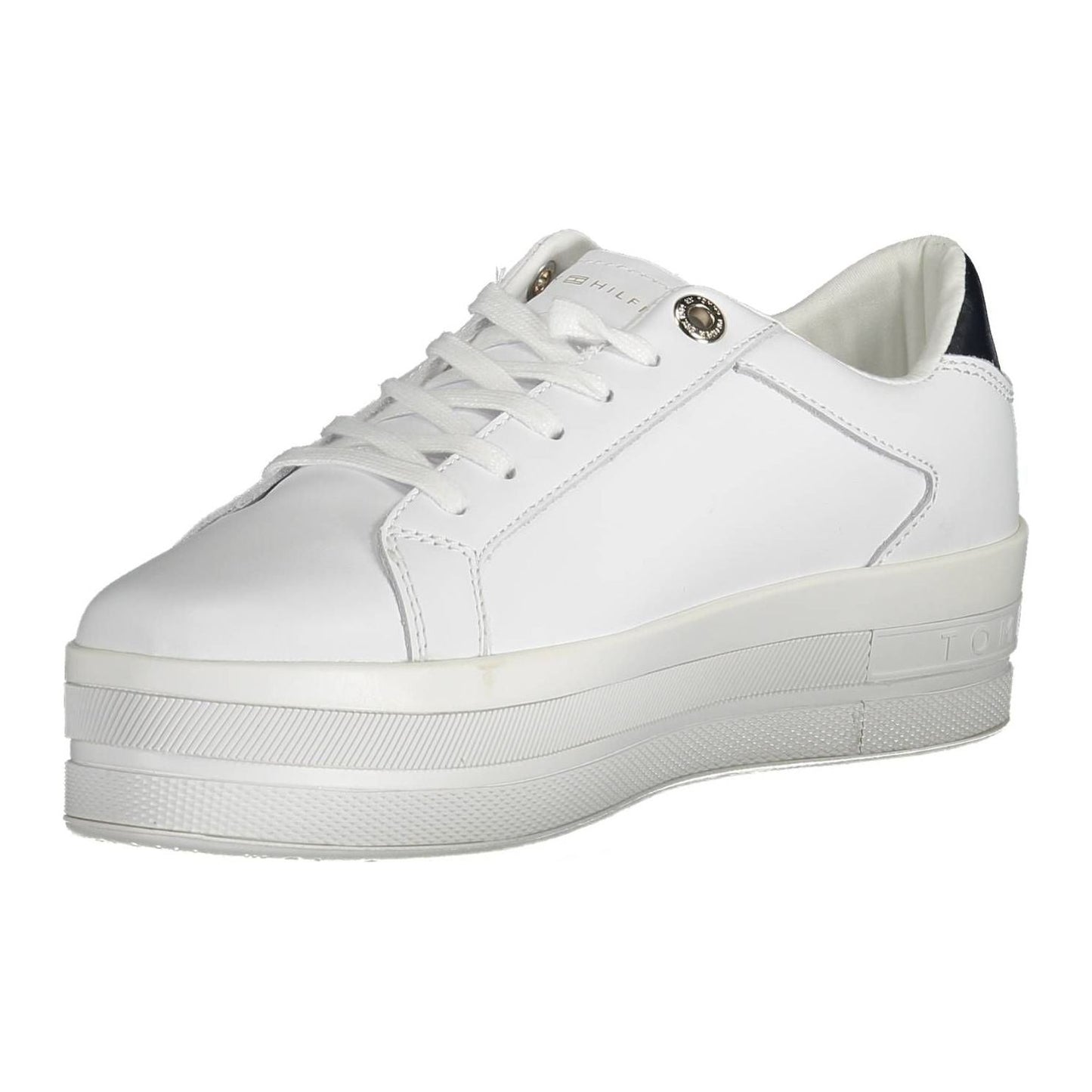 Tommy Hilfiger White Polyethylene Women Sneaker Tommy Hilfiger