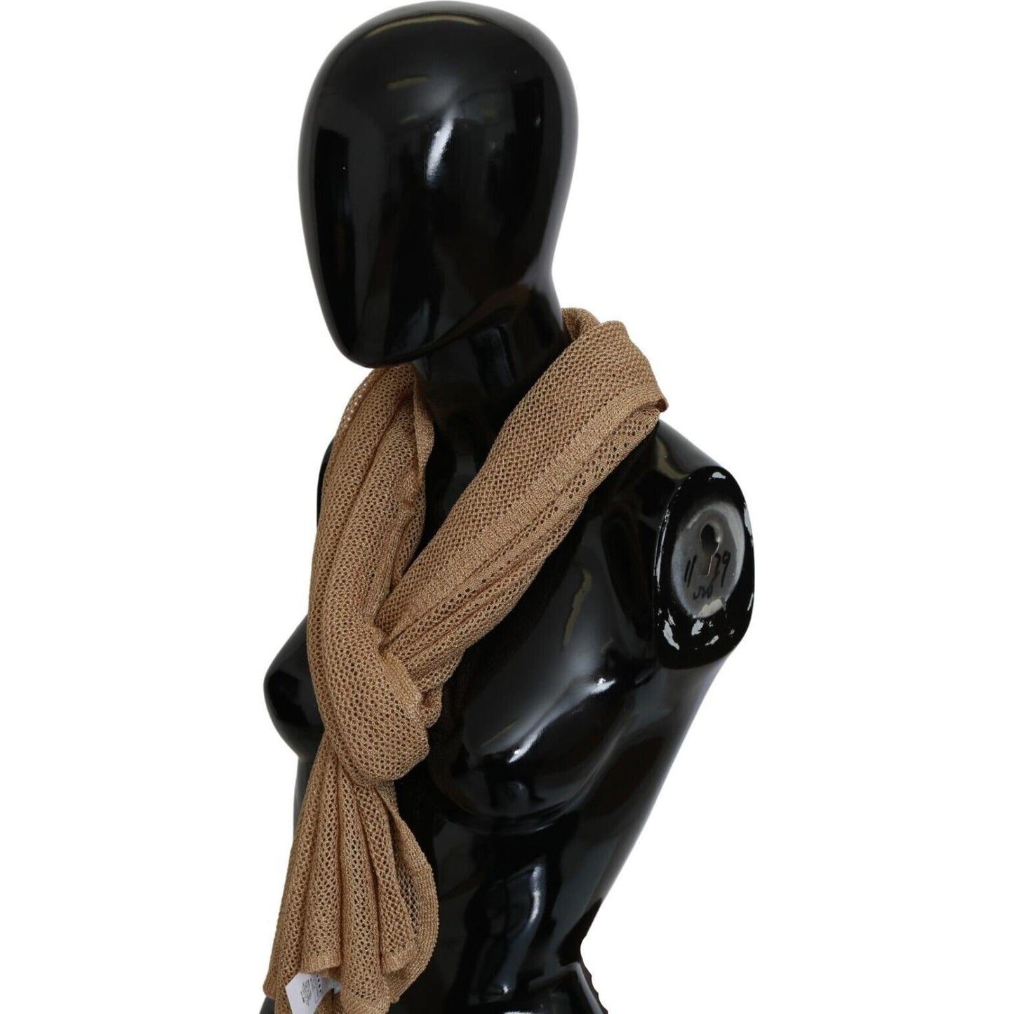 GF Ferre Elegant Men's Brown Neck Wrap Shawl Scarf GF Ferre