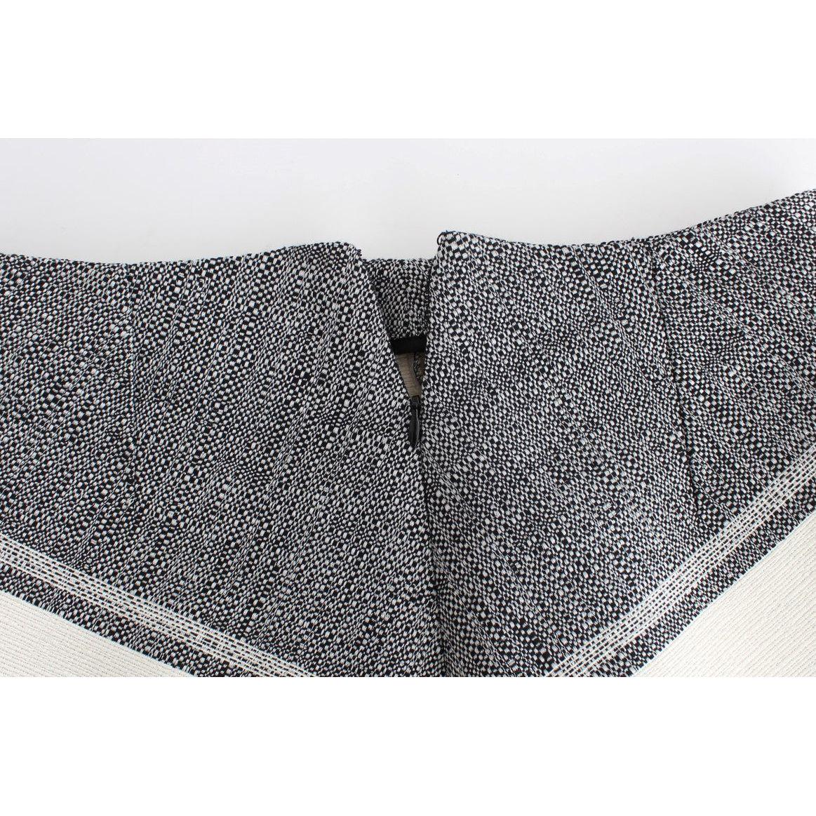 Sachin & Babi Gray Black Liza Leather Straight Pencil