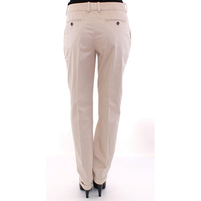 Dolce & Gabbana Beige Cotton Chinos Pants