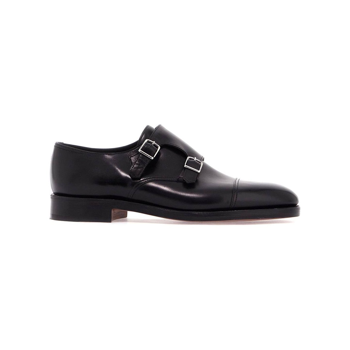 John Lobb smooth leather william monk strap Lace-ups John Lobb