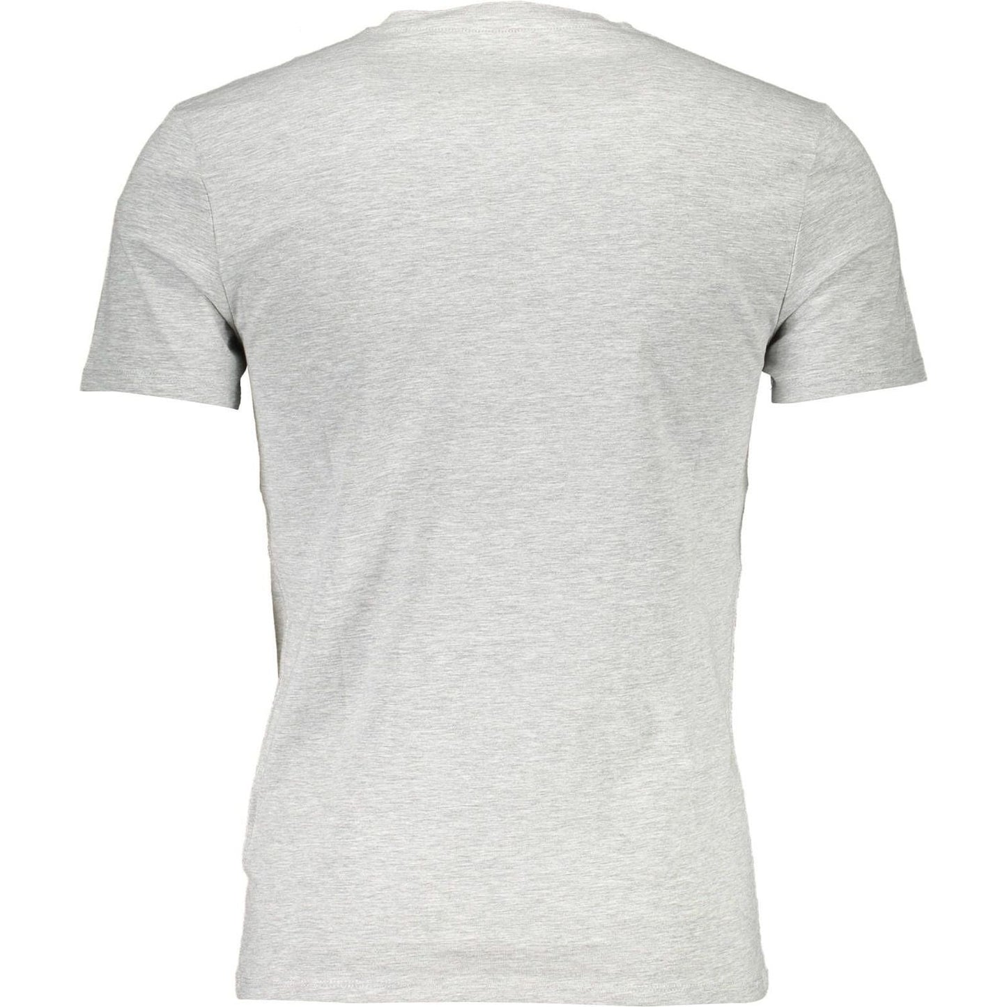 Guess Jeans Gray Cotton Men T-Shirt Guess Jeans