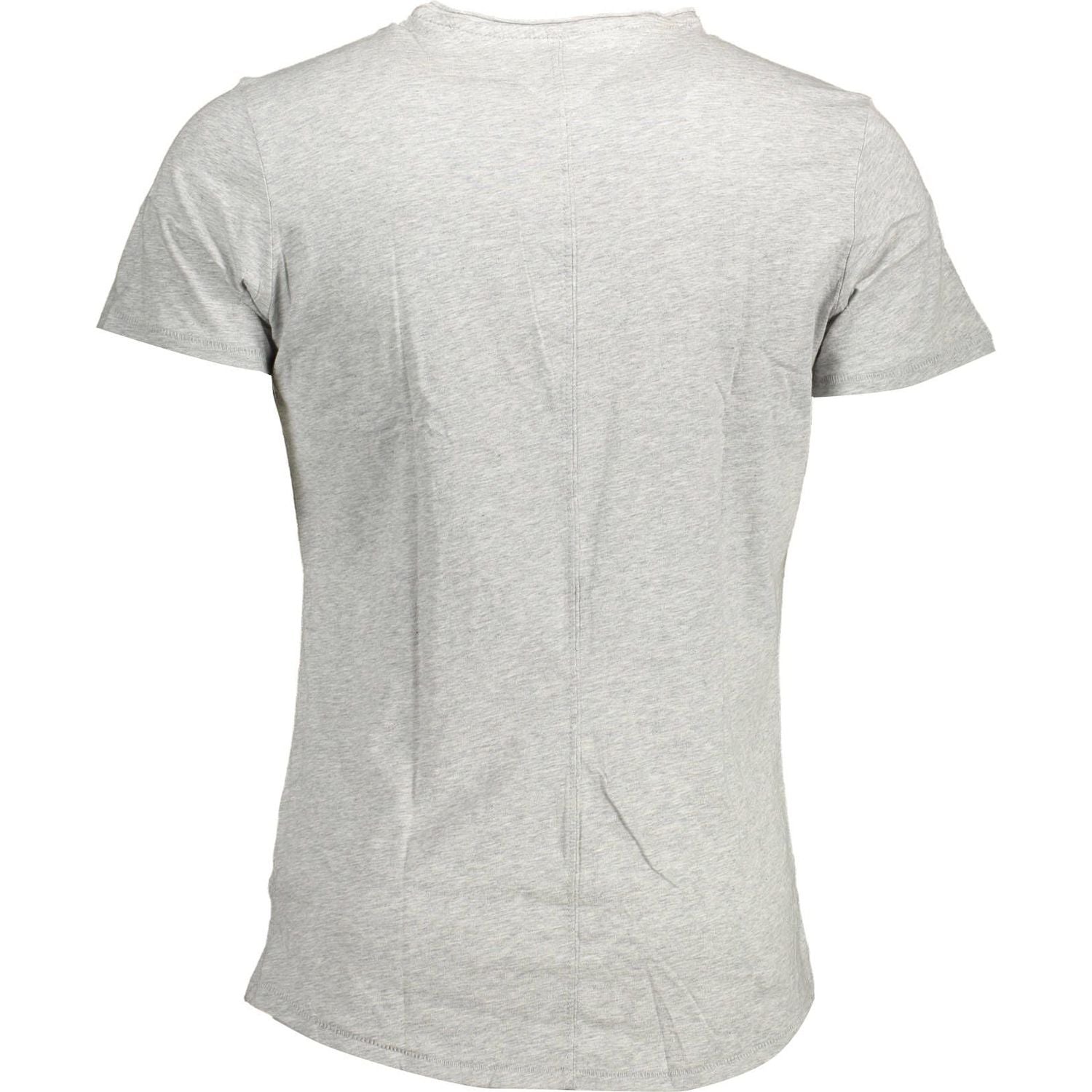 Tommy Hilfiger Gray Polyester Men T-Shirt