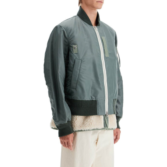 Sacai layered hybrid bomber jacket Jackets Sacai