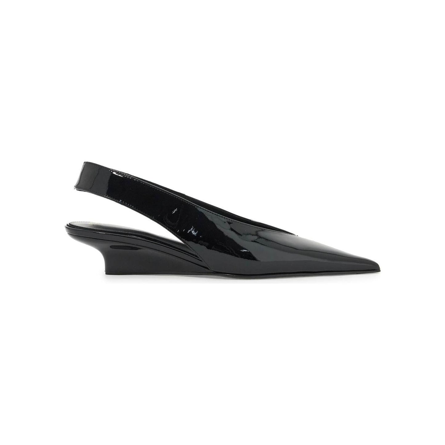 Toteme slingback patent leather wedge dã©col Pumps Toteme