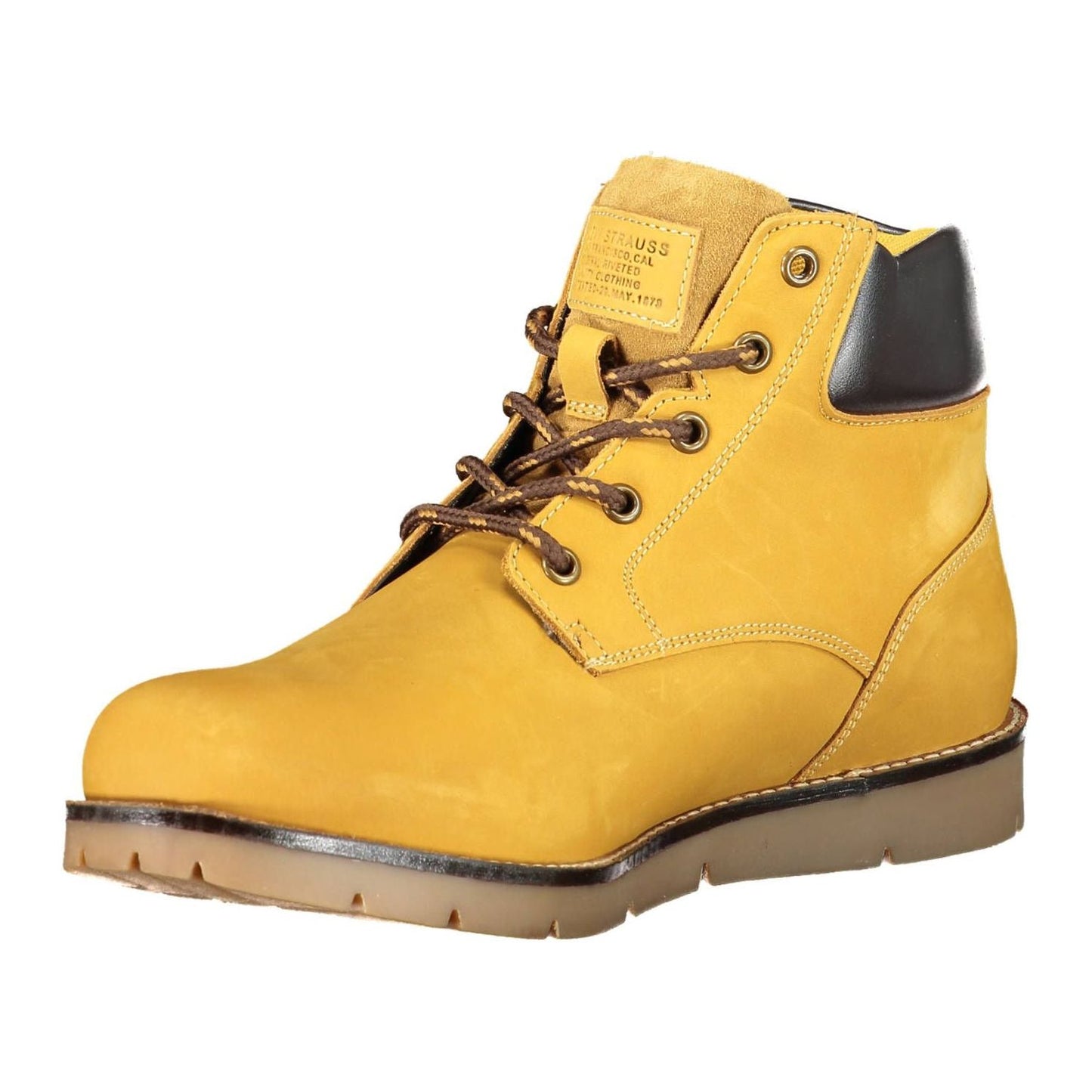 Levi's Yellow Leather Men Boot Levi's