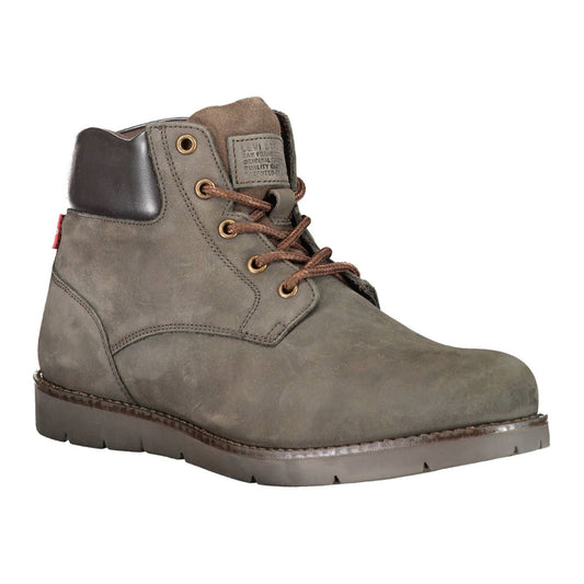 Levi's Brown Leather Men Boot Levi's