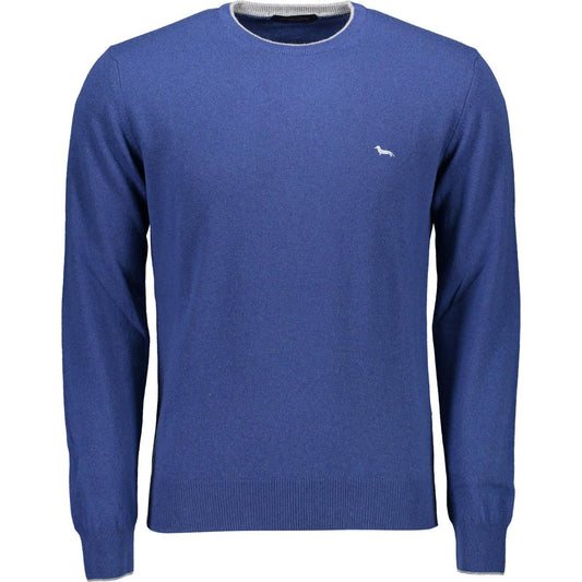 Harmont & Blaine Elegant Blue Cashmere Blend Sweater Harmont & Blaine