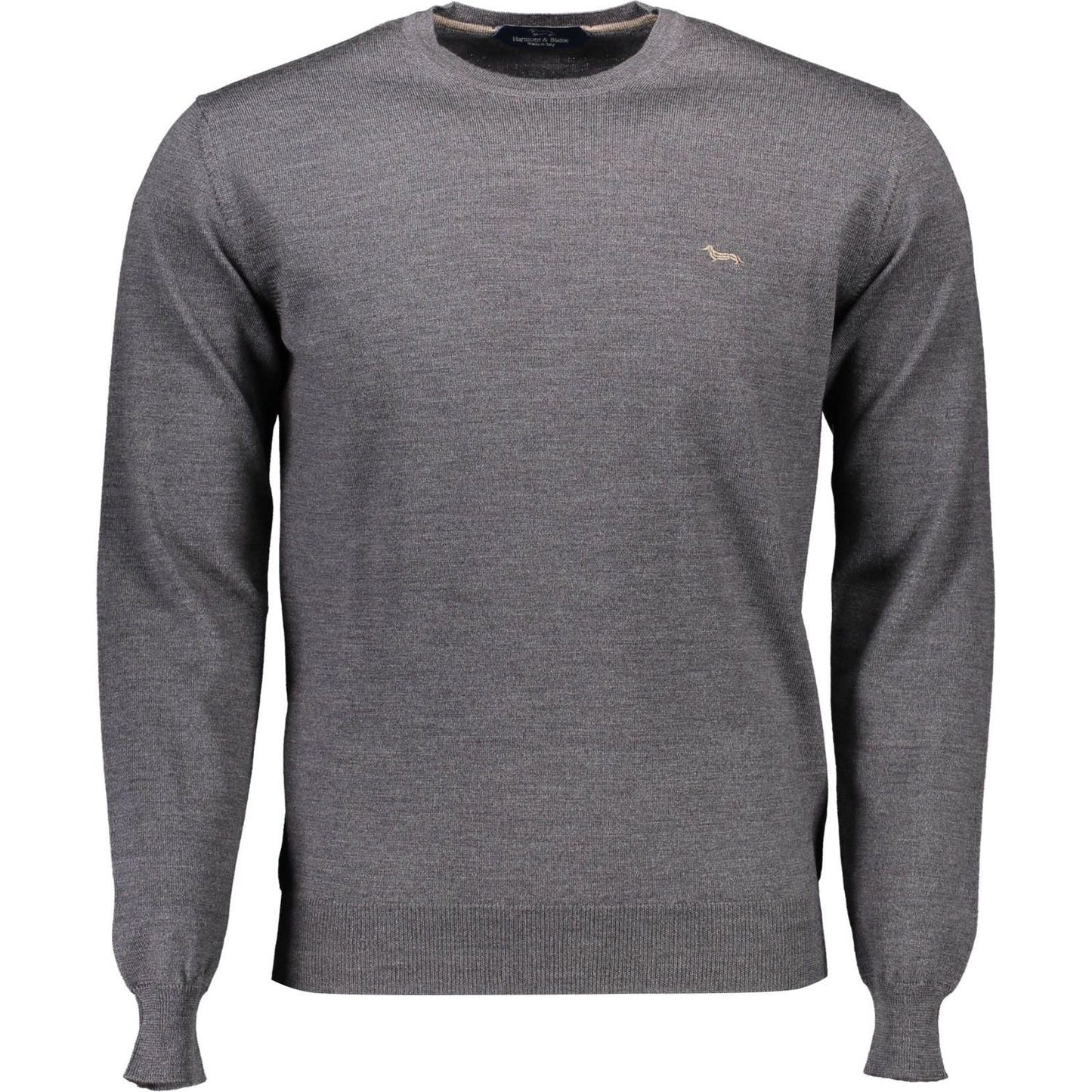 Harmont & Blaine Gray Wool Men Sweater Harmont & Blaine