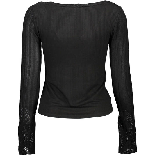 Desigual Black Viscose Women Sweater Desigual