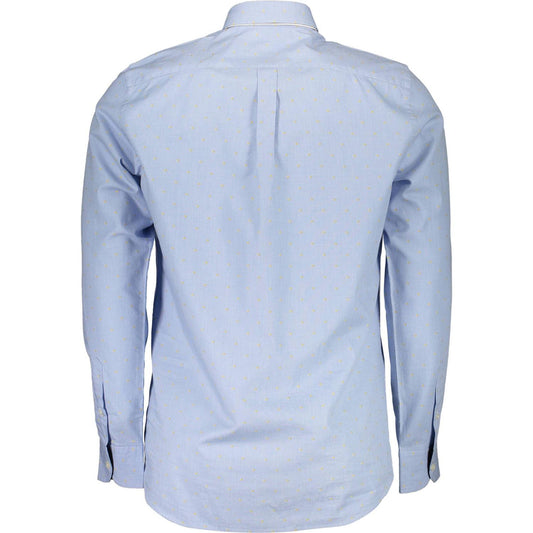 Harmont & Blaine Light Blue Cotton Men Shirt Harmont & Blaine