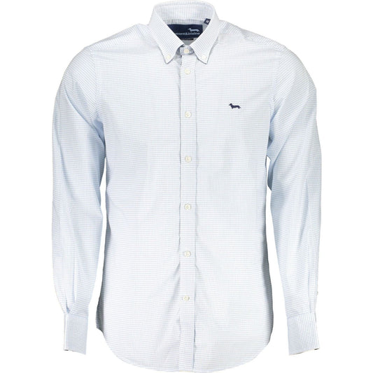 Harmont & Blaine Elegant White Cotton Long Sleeve Shirt Harmont & Blaine