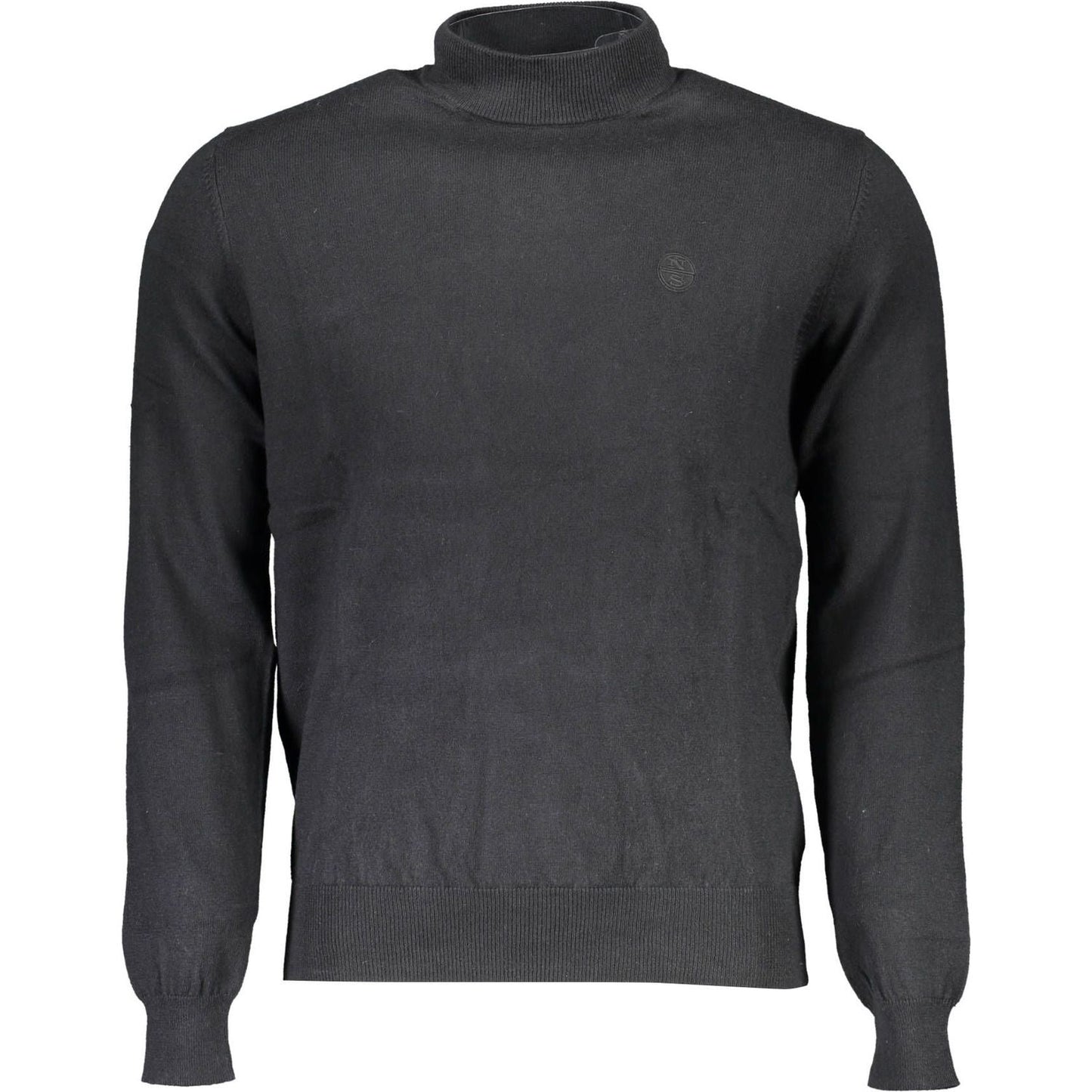 North Sails Black Cotton Men Sweater North Sails