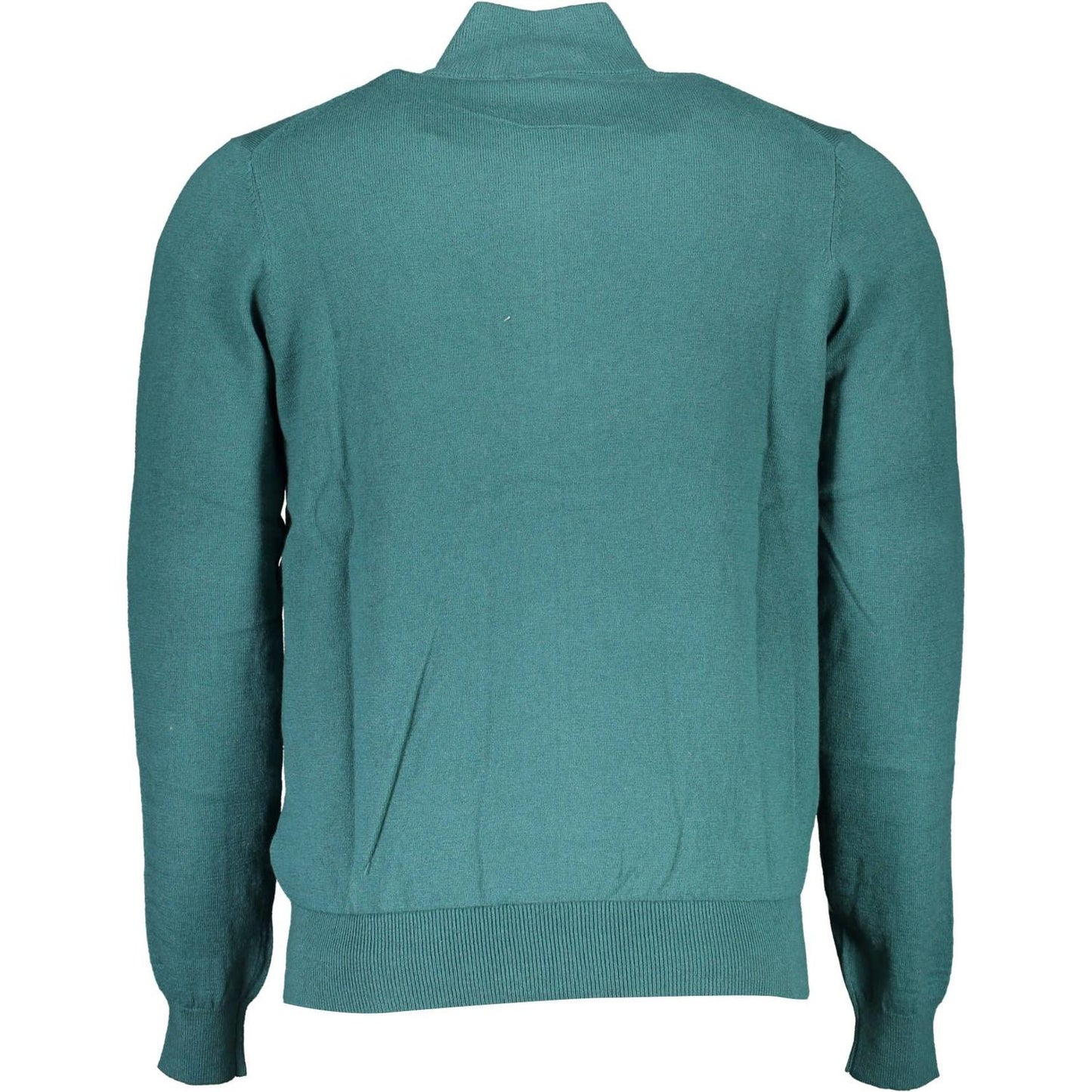 North Sails Green Cotton Men Sweater North Sails