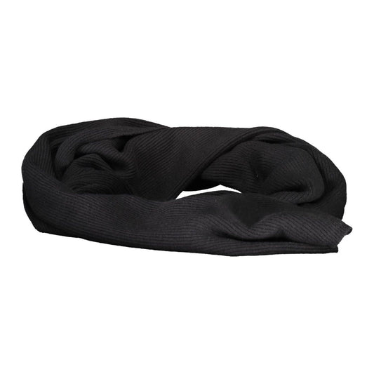 North Sails Sleek Black Scarf for Timeless Elegance North Sails