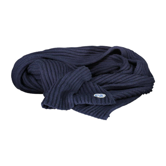 North Sails Blue Cotton Men Scarf North Sails