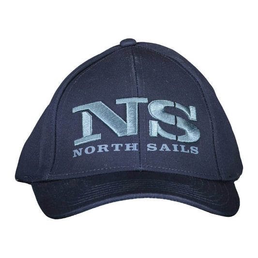 North Sails Blue Cotton Men Cap North Sails