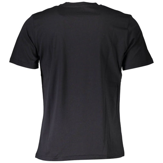 North Sails Black Cotton Men T-Shirt North Sails