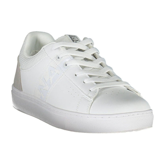 Napapijri White Leather Women Sneaker Napapijri