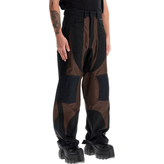 Mugler patchwork cargo pants with Trousers Mugler