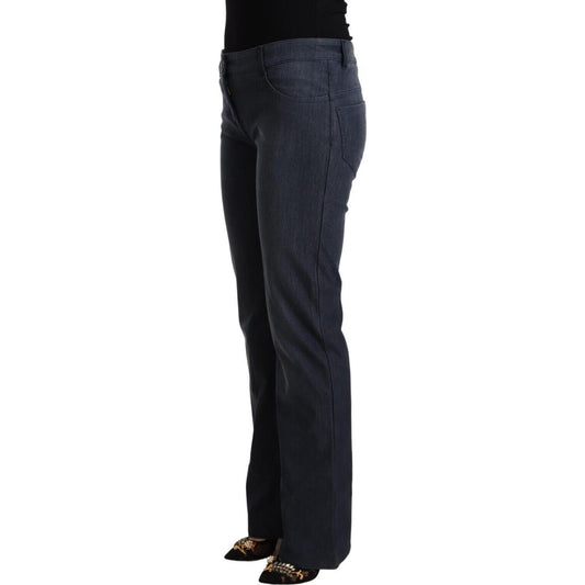 MARGHI LO' Chic Dark Blue Straight Cut Jeans MARGHI LO'