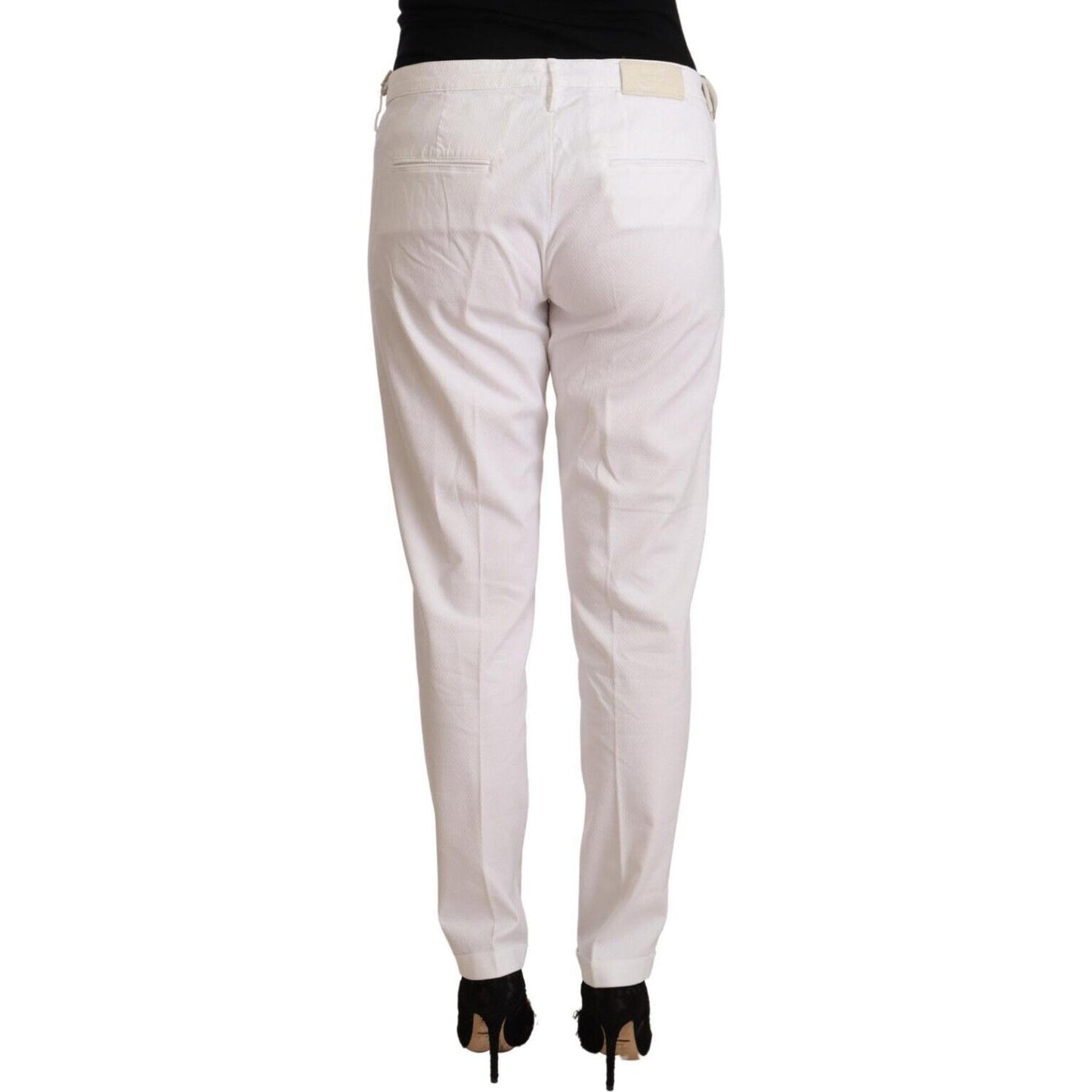 Jacob Cohen Elegant Mid Waist Tapered Trousers Jacob Cohen