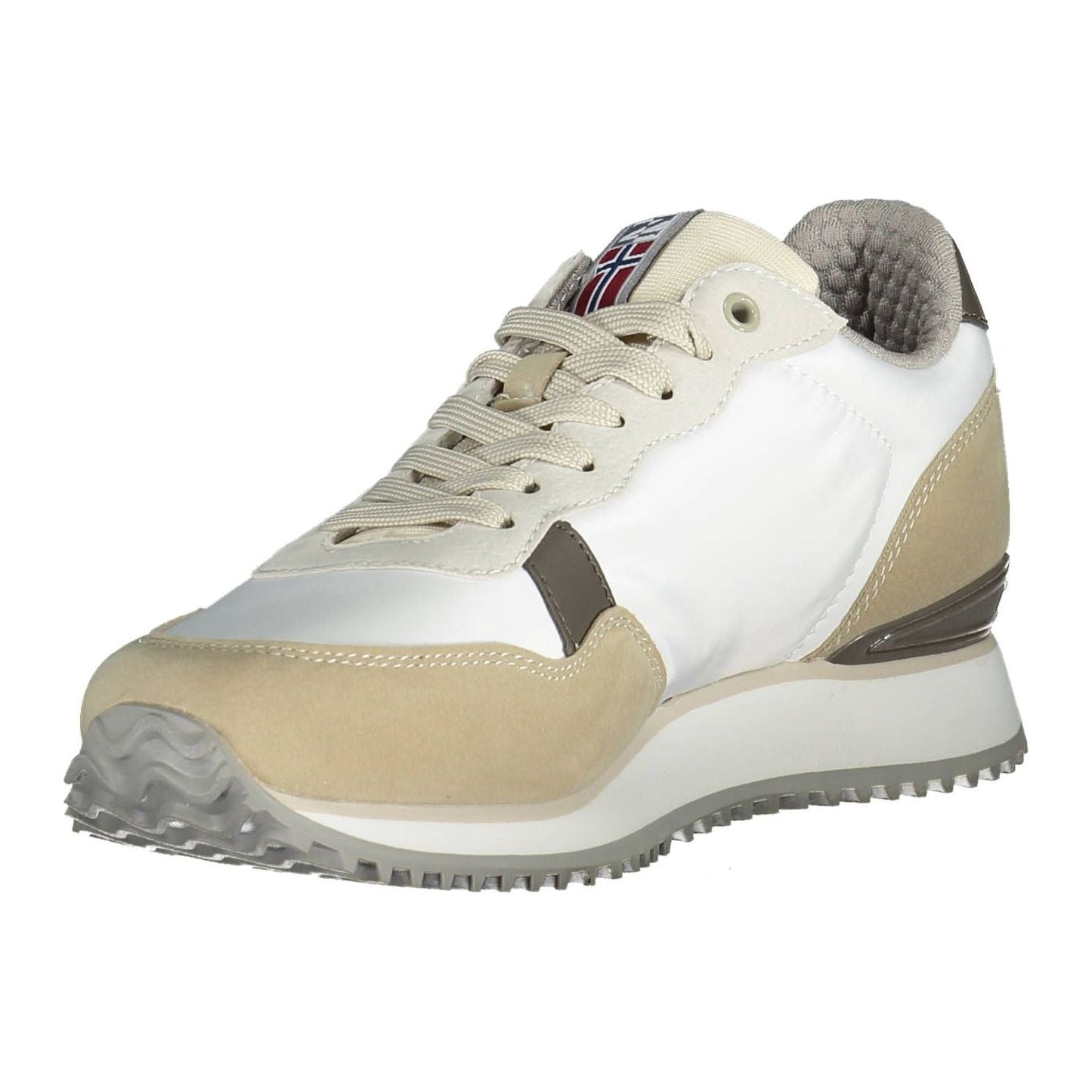 Napapijri White Polyester Men Sneaker Napapijri