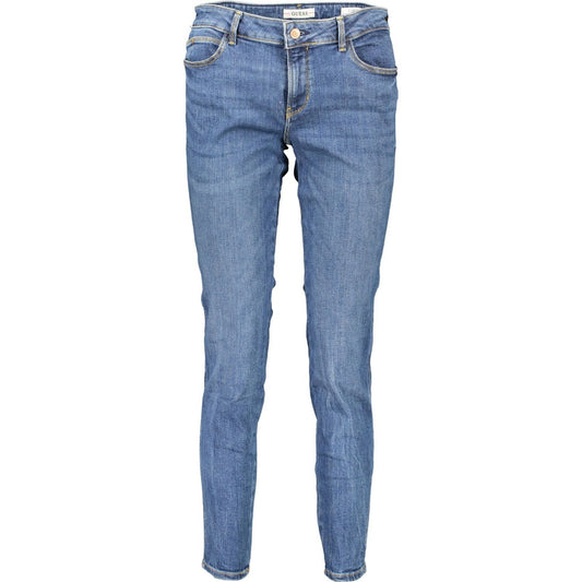 Guess Jeans Chic Faded Skinny Jeans with Logo Detail Guess Jeans