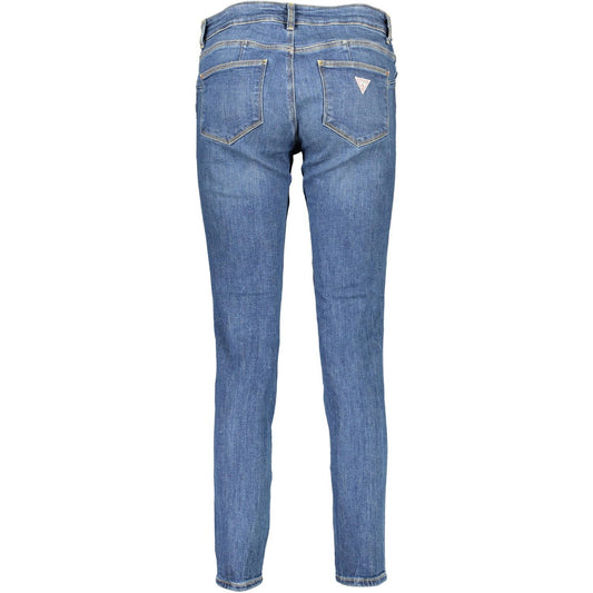 Guess Jeans Chic Faded Skinny Jeans with Logo Detail Guess Jeans