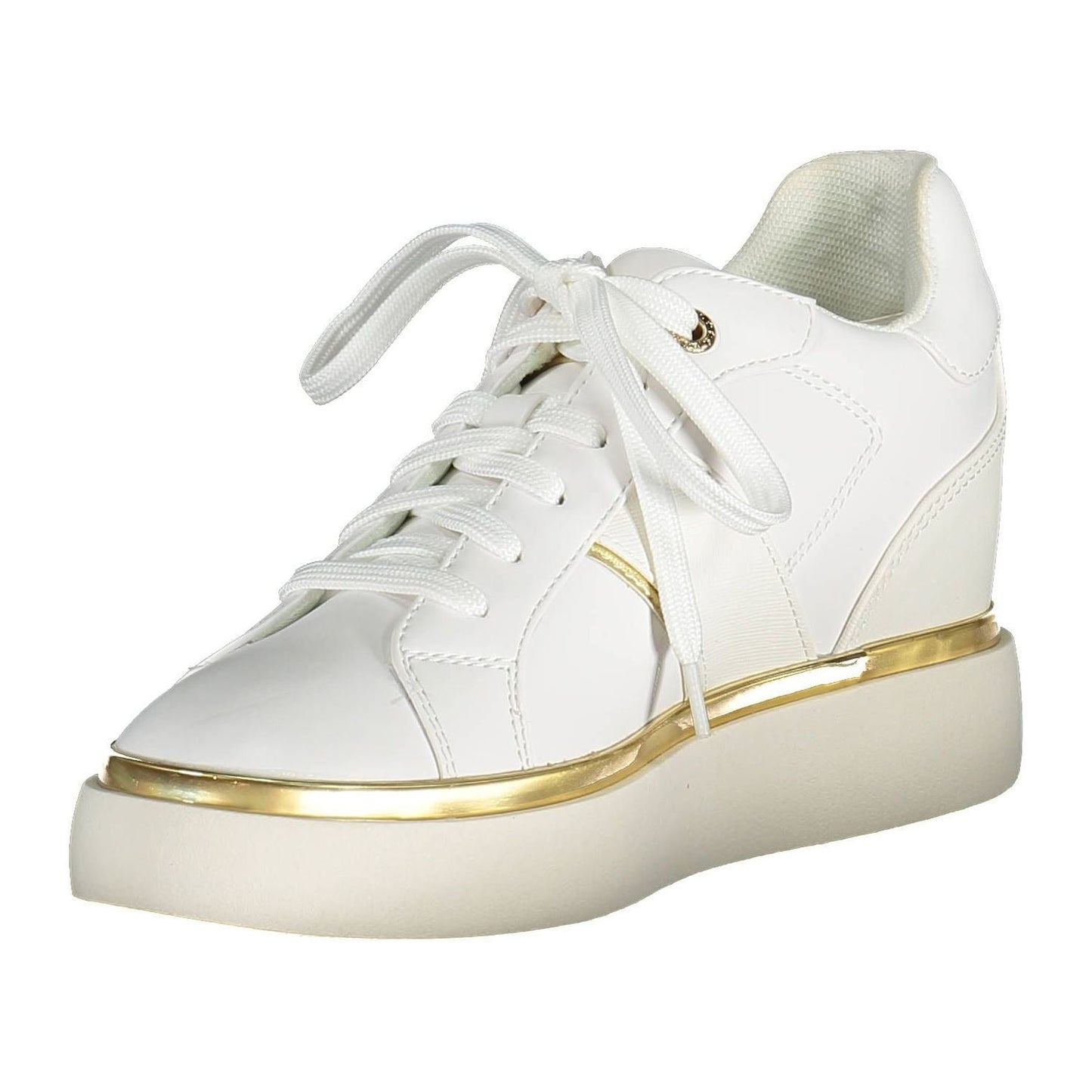 U.S. POLO ASSN. White Polyester Women Sneaker U.S. POLO ASSN.