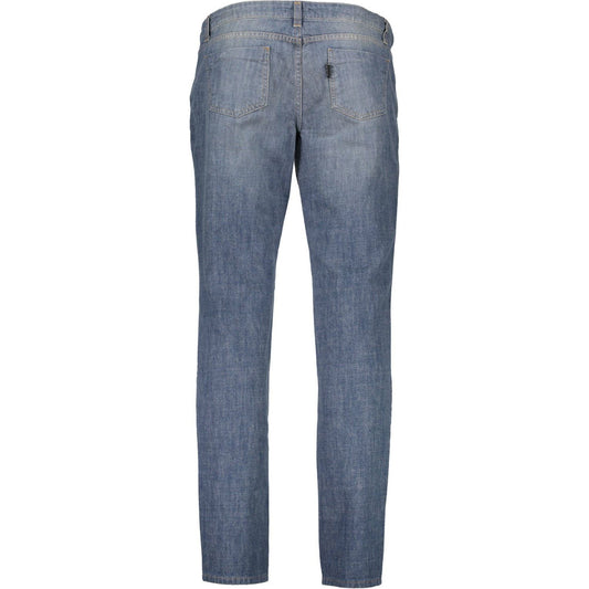 Costume National Chic Faded Blue Denim Jeans Costume National