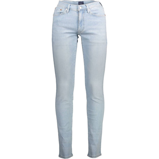 Gant Light Blue Cotton Men Jeans Gant