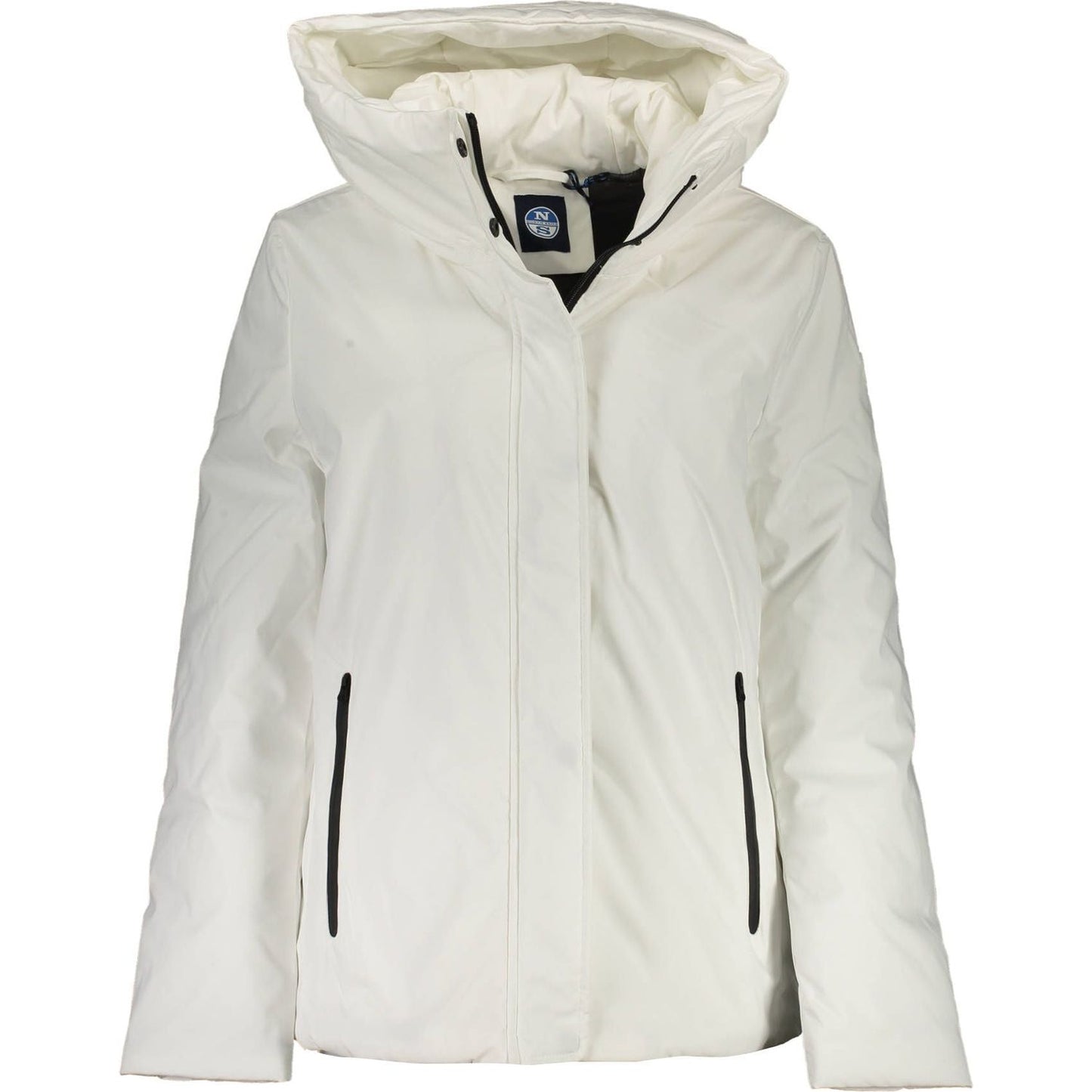 North Sails White Polyester Women Jacket North Sails