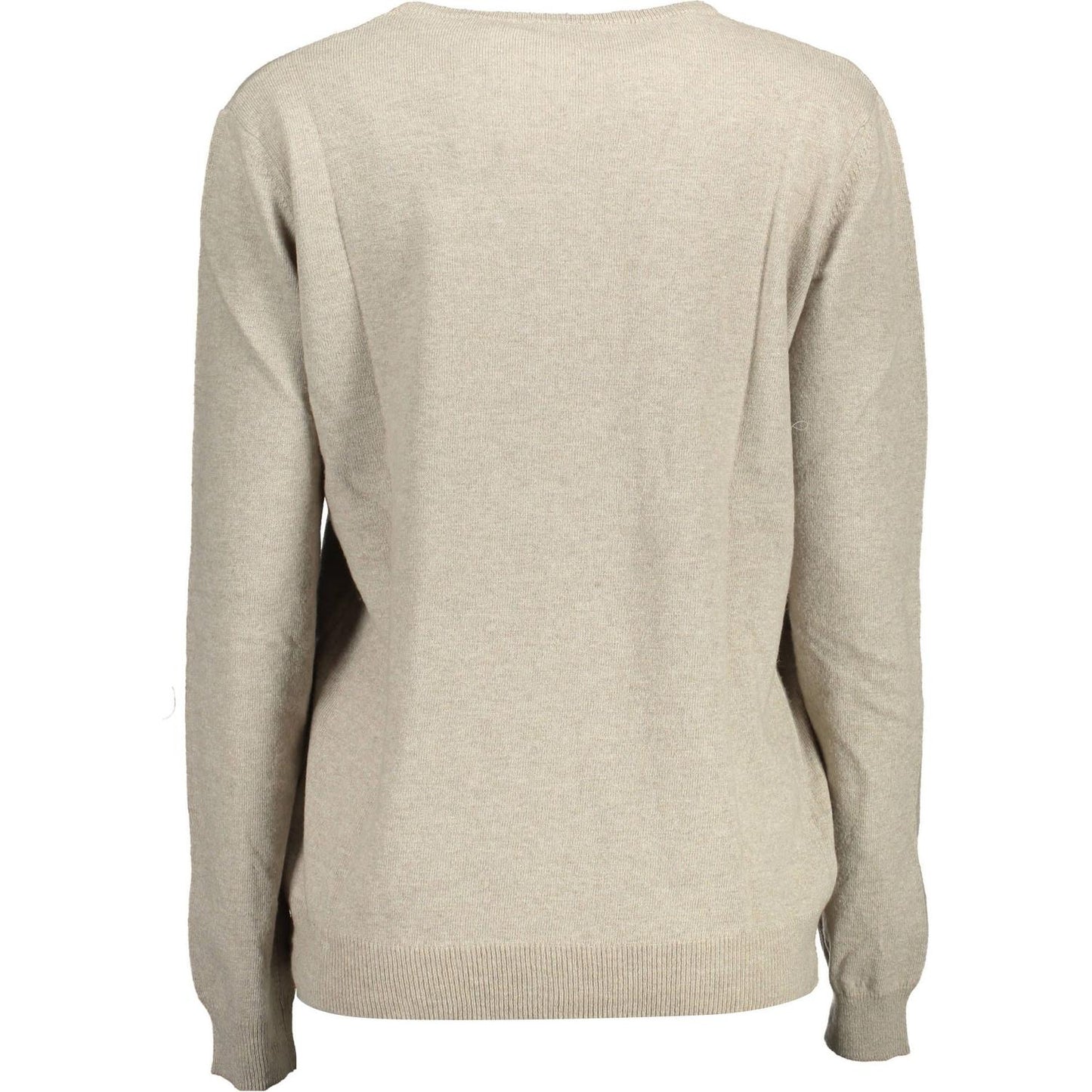 U.S. POLO ASSN. Chic Beige Embroidered Logo Sweater U.S. POLO ASSN.