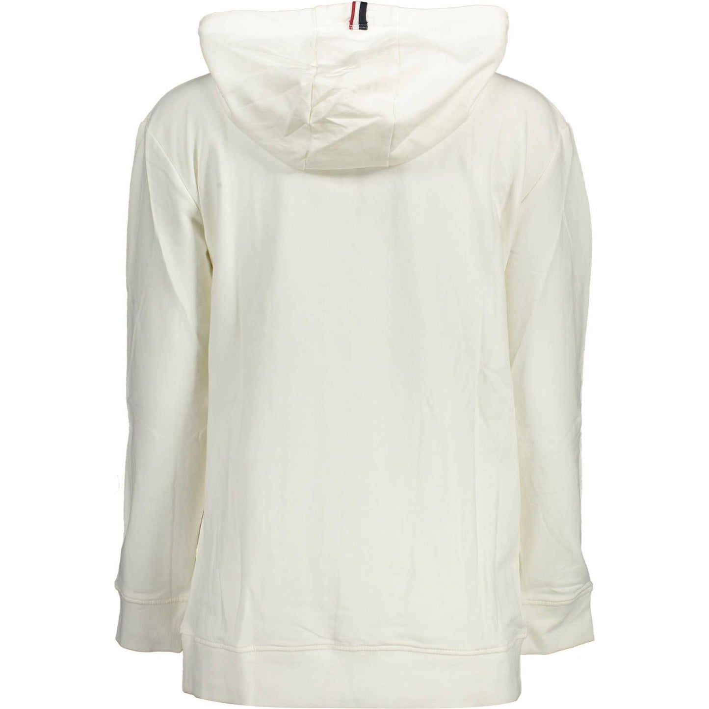 U.S. POLO ASSN. Chic White Hooded Sweatshirt with Embroidery U.S. POLO ASSN.